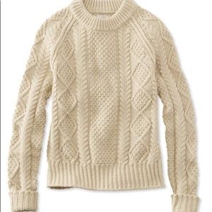 L.L. Bean Signature Cotton Fisherman Sweater